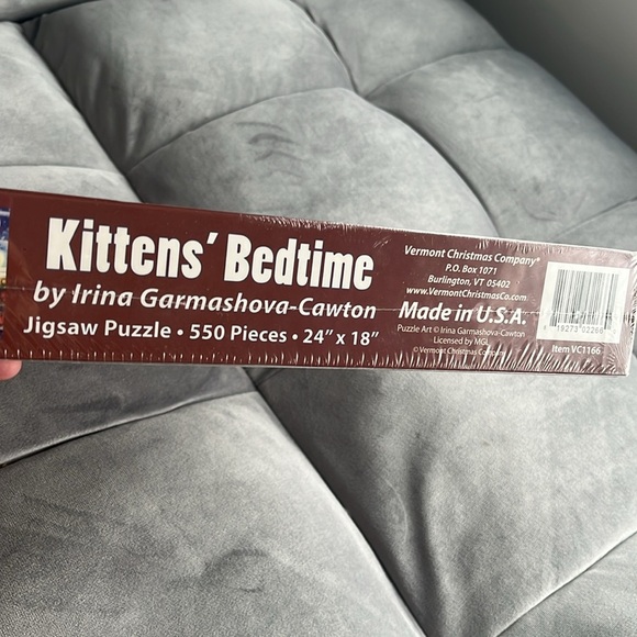 “550 Piece Puzzle: Kitten’s Bedtime” - Picture 5 of 7